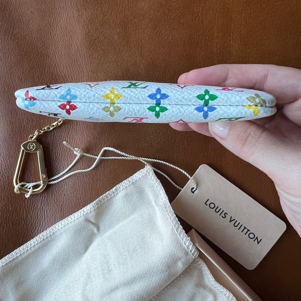 Louis Vuitton Murakami white multicolor key pouch - Picture 5 of 5
